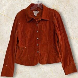 A.M.I. Women's Rust Color Corduroy Blazer Size Medium
